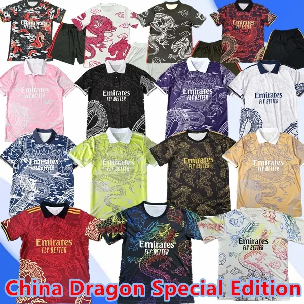 Chinese dragon Pink Football Shirt thailand BELLINGHAM VINI JR soccer jerseys Tchouameni Hot sale MBAPPE 2024 2025 Real Maids CAMAVINGA ALABA Rodrygo men uniform
