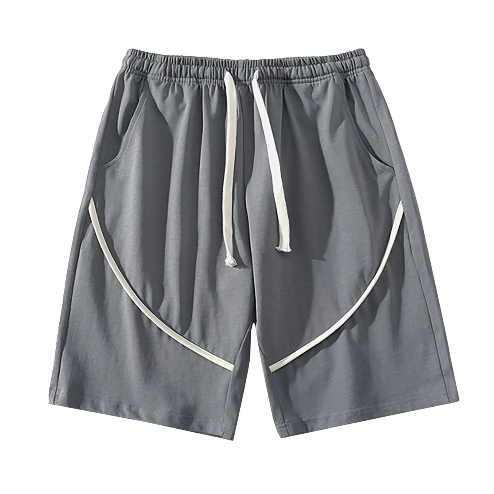 Mens Casual Sports Shorts Summer Five Quarter Pants Loose Breathable Shorts Holiday Leisure Trousers Male Fashion Slacks 250310