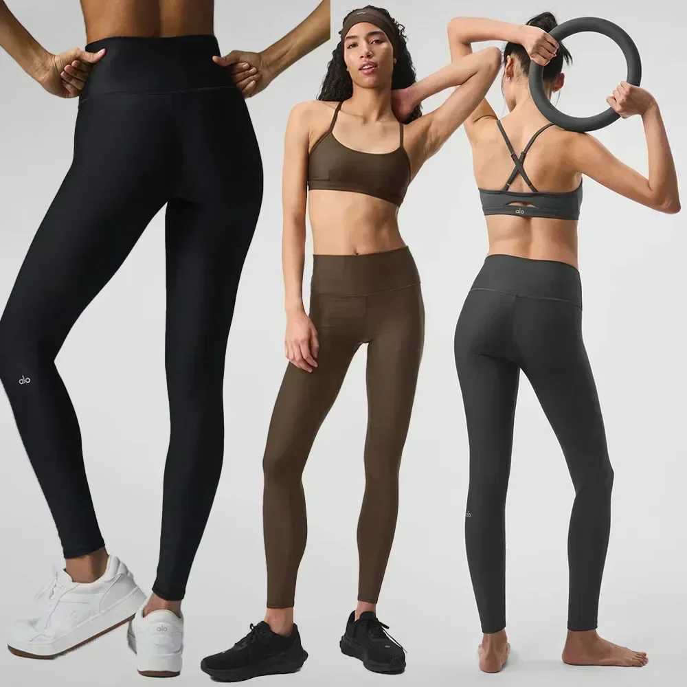 Active Pants AL Seaml Leggings Sports Womens Fitn Training Pants Low rise athletic pants Slim fit quick Breathable leggings Y25031252JO