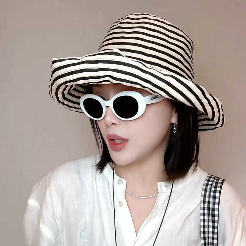 baseball cap Spring and fisherman women's new sunscreen fashion basin head circumference summer big brim sun hat