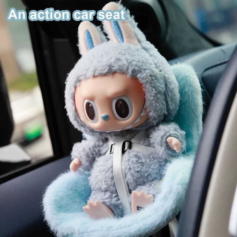 Suitable for 17cm labubu Cute Doll Cute Car Safety Seat Car Air Outlet Decoration Car Interior Decoration OrnamentT250313