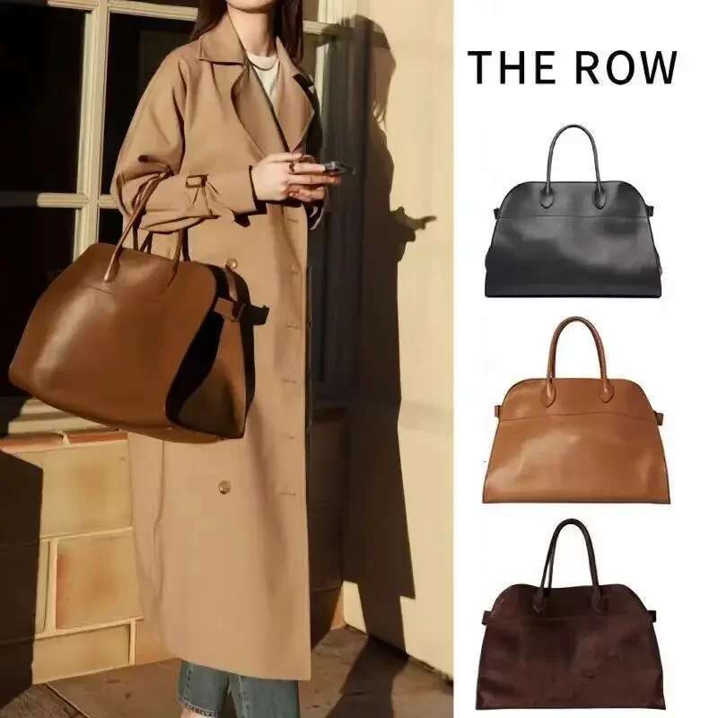 Leather Versatile Commuter Shoulder Handbag Women's Boston For Storage Cowhide Retro Large-Capacity Tote Bag