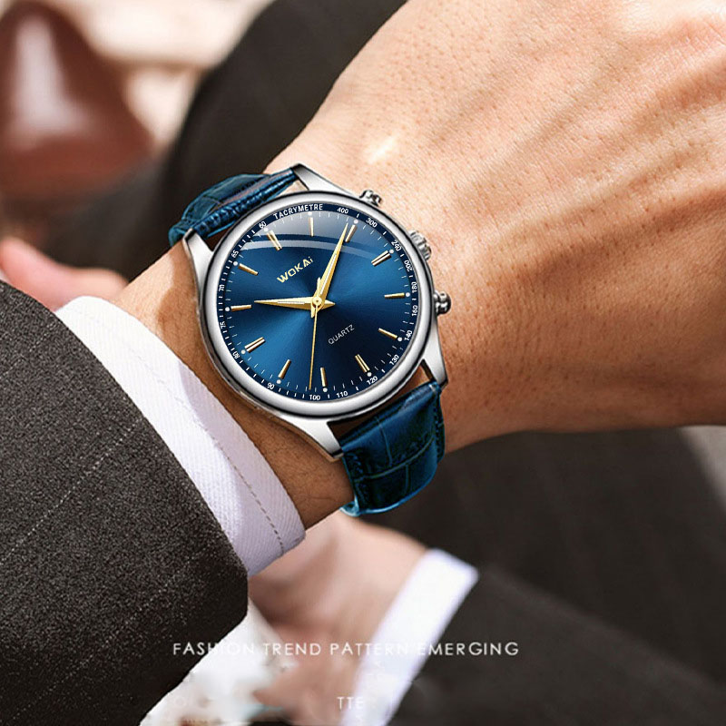 Mens Quartz Sports Watch with Business and Leisure Design Stainless Steel Belt and Precision Timekeeping for the Modern Gentleman