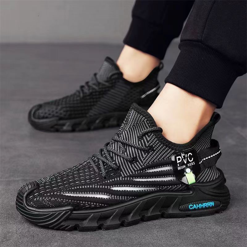 2025 New Thin and Transparent Designer Trendy Fashion Low cut Lace Running Thick soled Men's Shoes