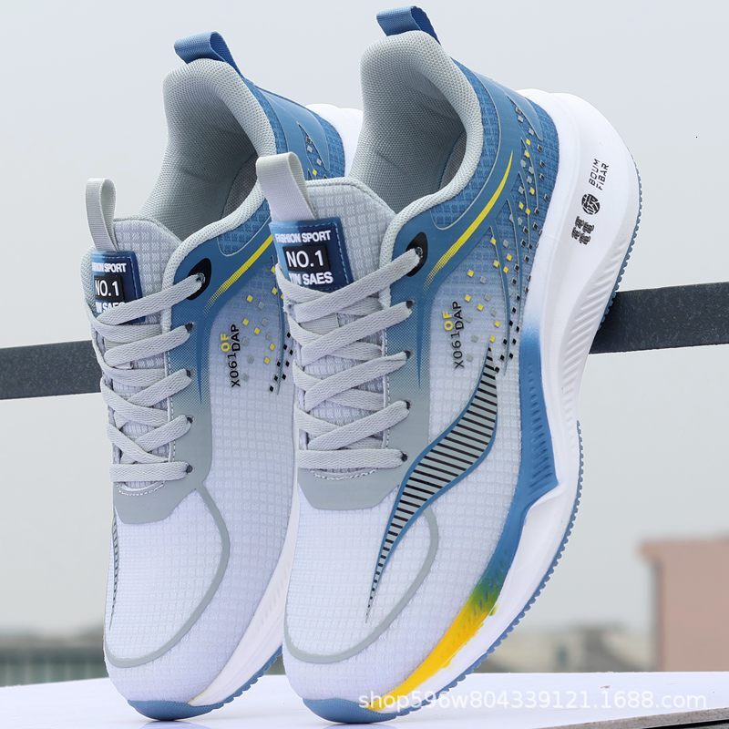 2025 New Sports Male High School Student Designer Trendy Fashion Running Jump Rope Ultra Light Shock Absorbent Sports Training Men's Shoes