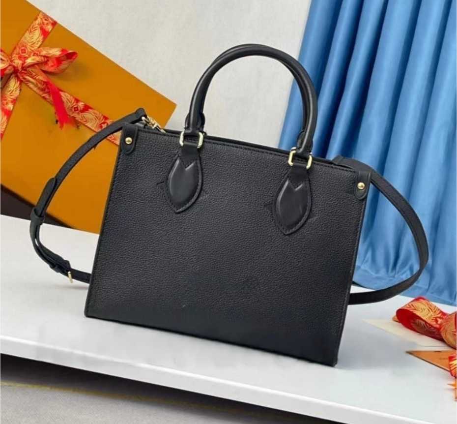 High Quality Onthego Luxurys Designers Bags Womens Handbags Purse Flower Tote Bag Ladies Casual Tote PVC Leather Shoulder Bags Female Big Purse