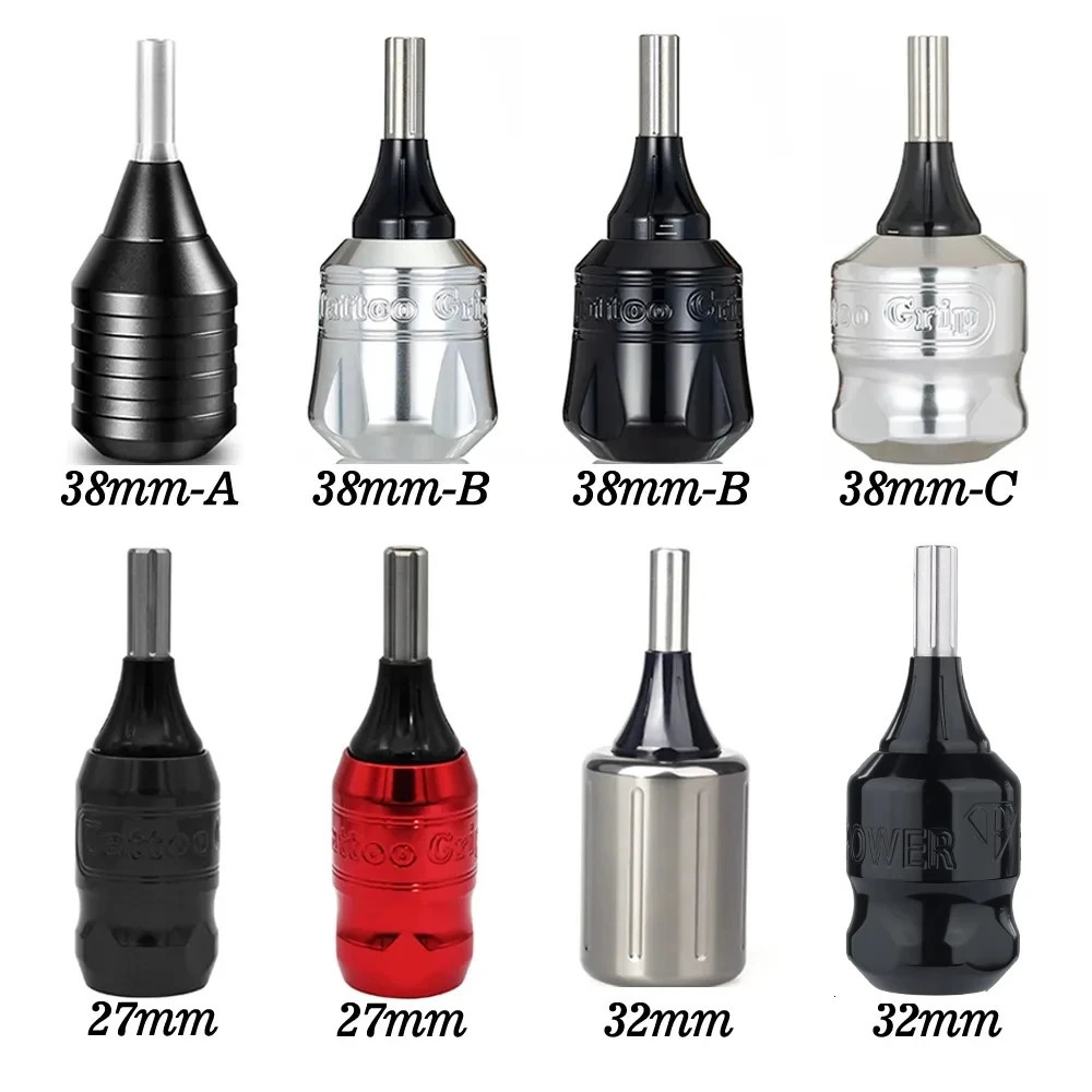 XNET Cartridge Tattoo Grips 32mm 38mm 27mm Adjustable Twist Handle Tubes CNC Carving Aircraft Aluminum with Drive Bars 250306