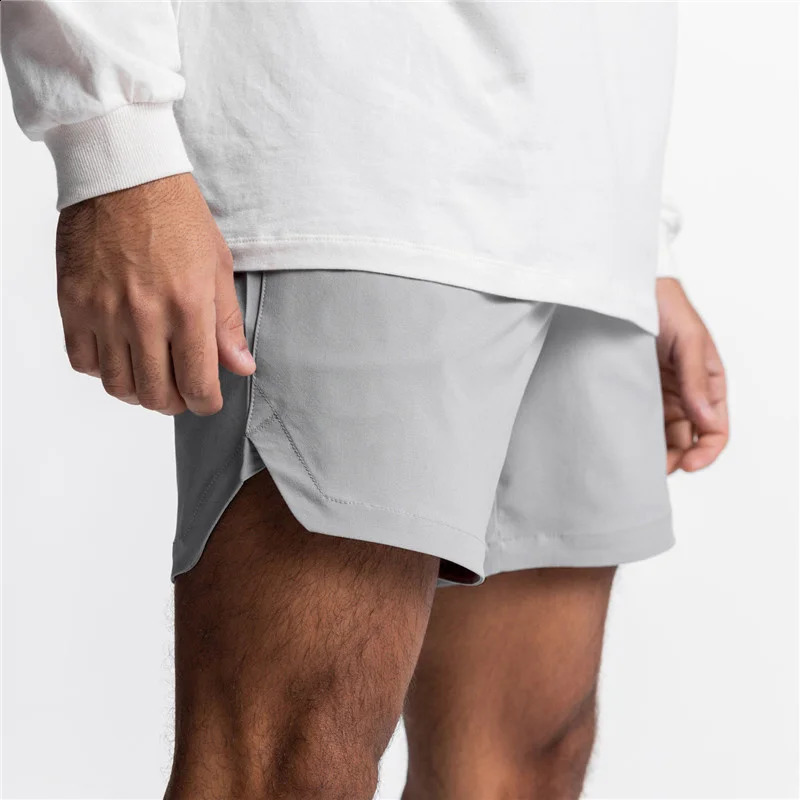 Mens Running Quick Dry Fitness Gyms Shorts Mens Summer Short Pants Male Jogger Workout Beach sport shorts men 250313