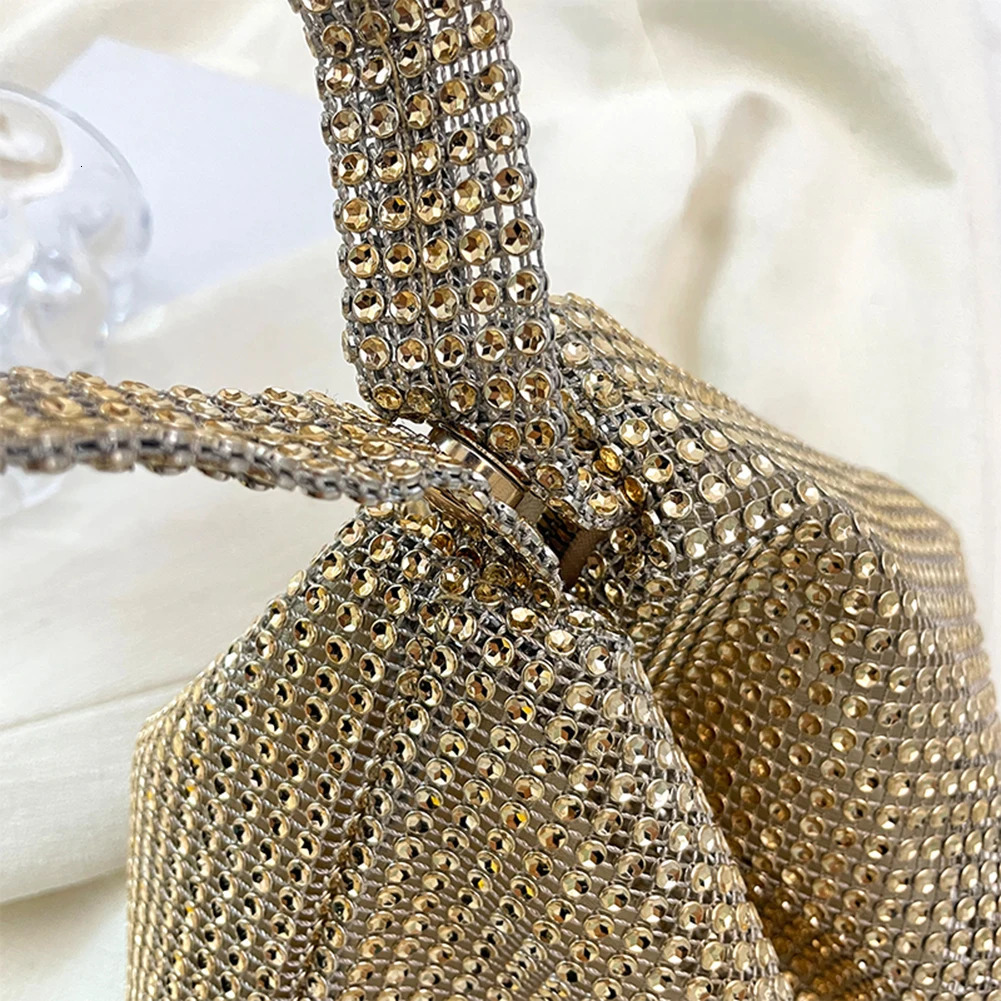 Glitter Shoulder Bag Handbag Elegant Women Lady Stylish Evening Bag Rhinestone Decorated Party Cocktail Wedding Bag Underarm Bag R250312
