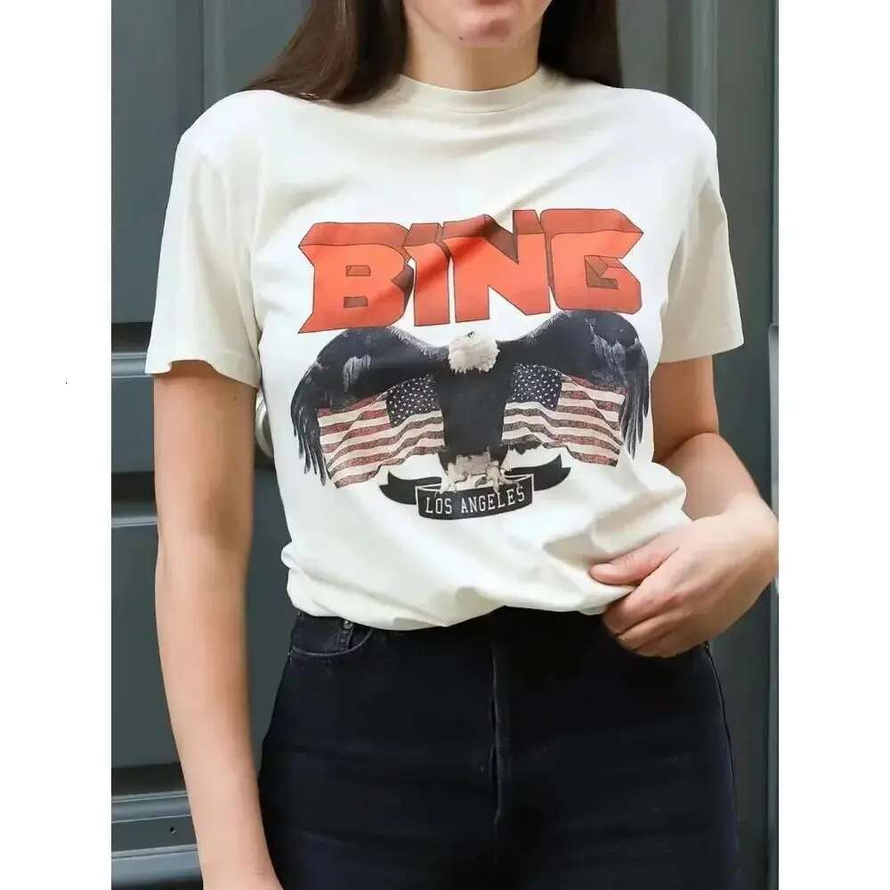 Summer Eagle Graphic T-Shirt Women Short Sleeve Round Neck Fashion Tees Tops Vintage Tee Shirt T-Shirts Female Clothing