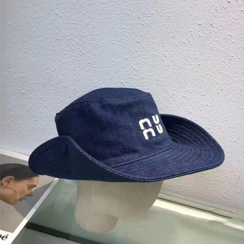 Blue Cowboy bucket Hat Fisherman Cap For Boys/Girls Bob Femme Gorro Summer Casual Bucket Hats Women Men's Fishing hat