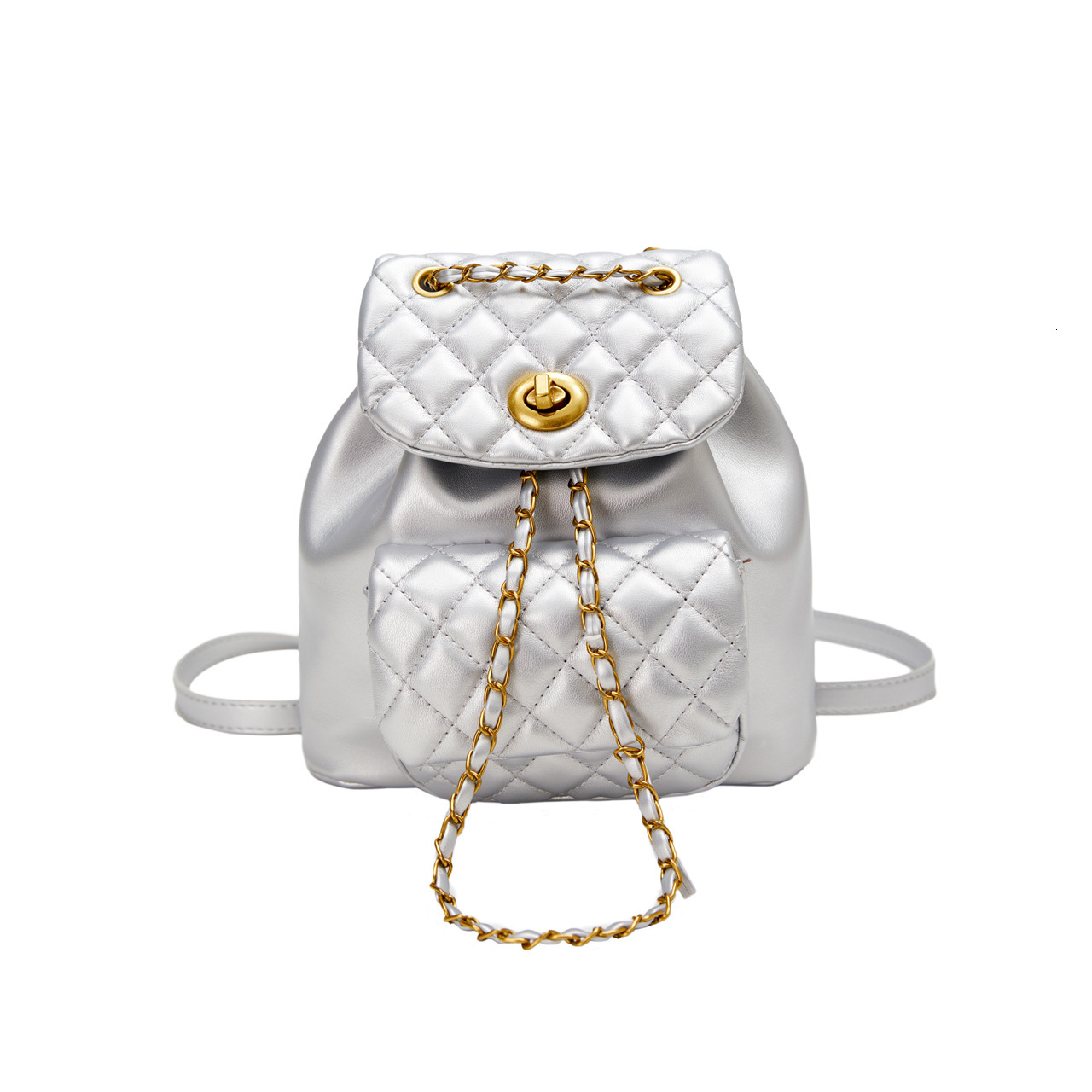 Fashion Diamond Mesh Embroidered Thread Women s Backpack 2025 New Fashion Designer Multi Functional Chain Backpack Outdoor Shopping Leisure Travel Han