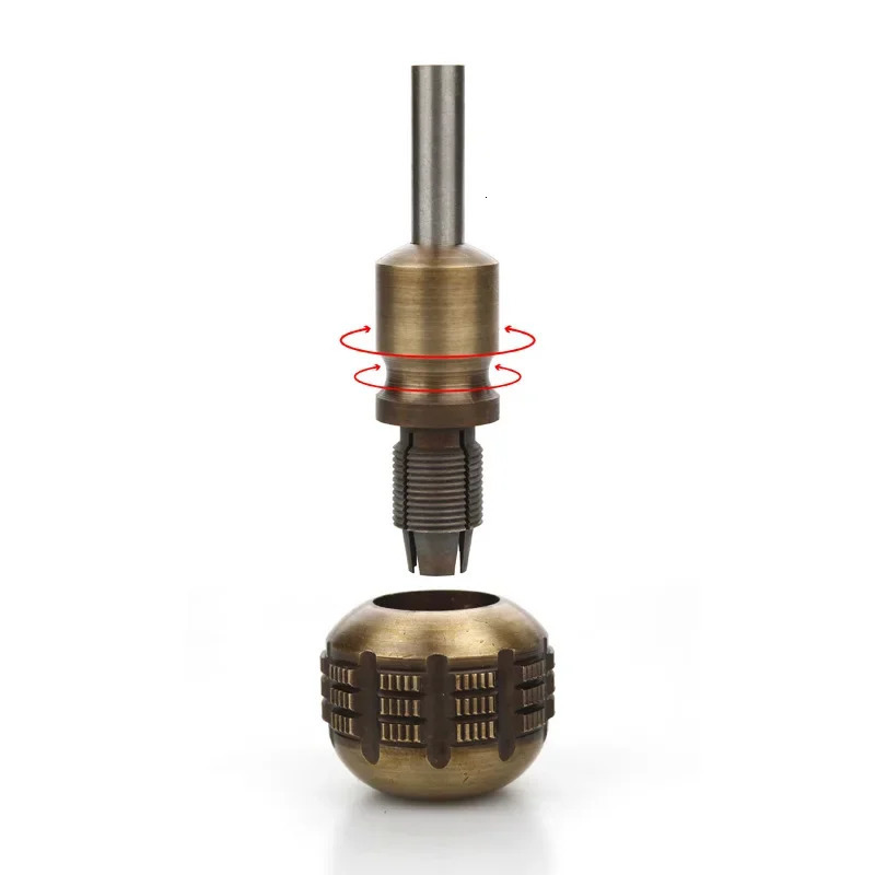 Pure Copper Tattoo Grips 30/35mm Carved Bronze Tattoo Self-Locking Handle Motor Machine Coil Machine Universal Tattoo Handle 250306