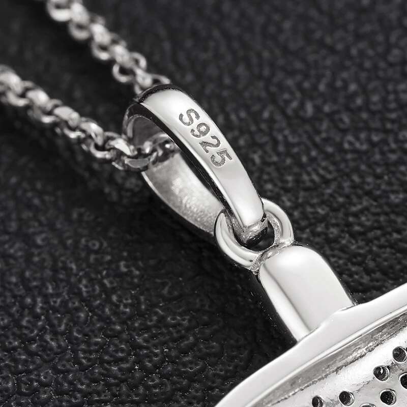 Sterg Sier Religious Moissanite Pendant Necklace For Women Men Christmas Gift Party Fine Jewelry Dropshipping