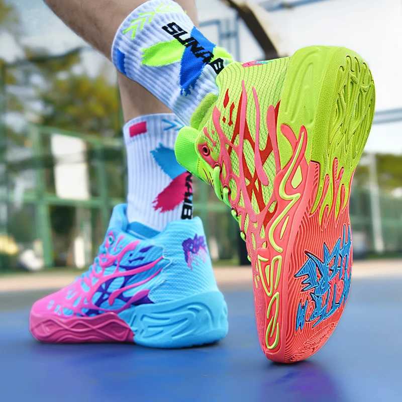 Mens Basketball Shoes Breathable Cushioning Non-Slip Wearable Runing Shoes Gym Training Athletic Basketball Sneakers for Wen Z250326