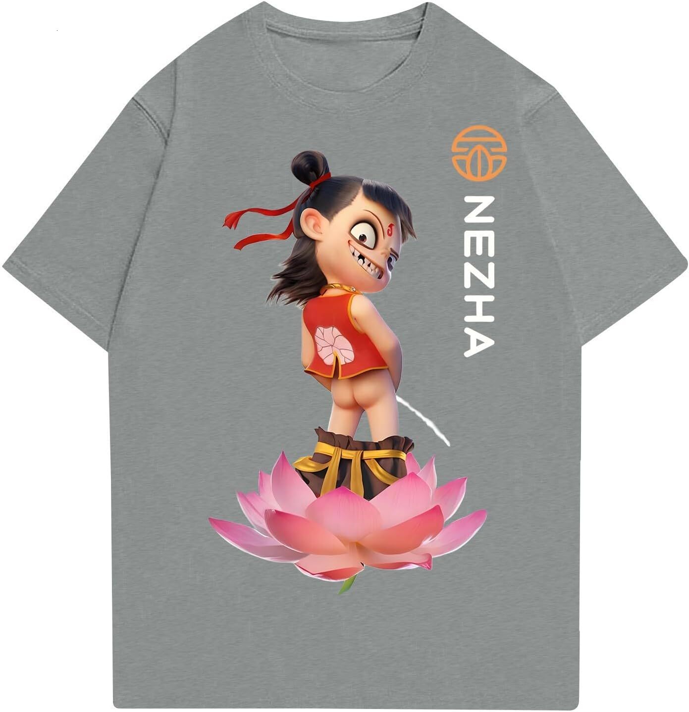 Mens T shirt Ne Zha Movie T Shirt 3D Anime Printed Unisex Nezha Graphic Tee for Men Women Round Neck Short Sleeve Casual Blouses tee Casual tops summe