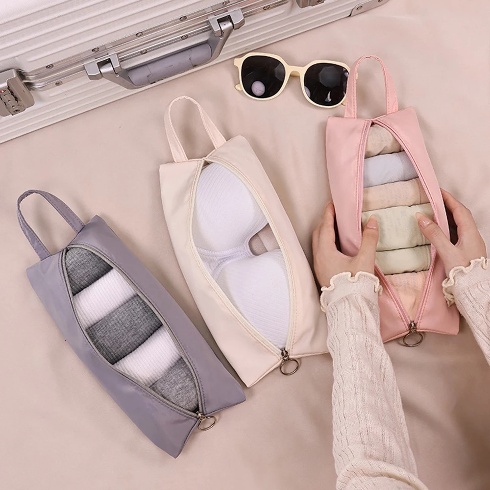 1PC Underwear Storage Bag Travel Organizer Bag Storage Bag Bra Underwear Socks Sorting Bag Wear-resistant Makeup Bag R250312