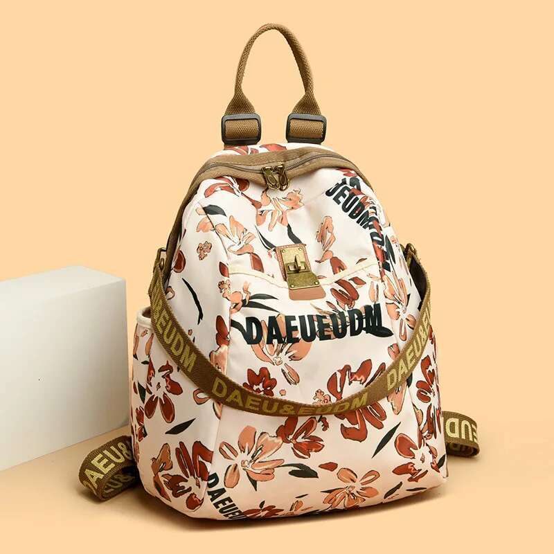 2025 Lightweight Multi Functional Designer Women s Fashion Backpack Canvas Travel Leisure Backpack Oxford Cloth Men s And Women s Storage Bag Househol