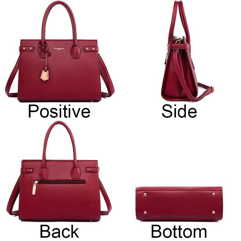 Genuine Brand Handbags For Women 2024 Ladies Hand Bag Female Leather Shoulder Top-Handle Crossbody Bags Casual Tote Sac