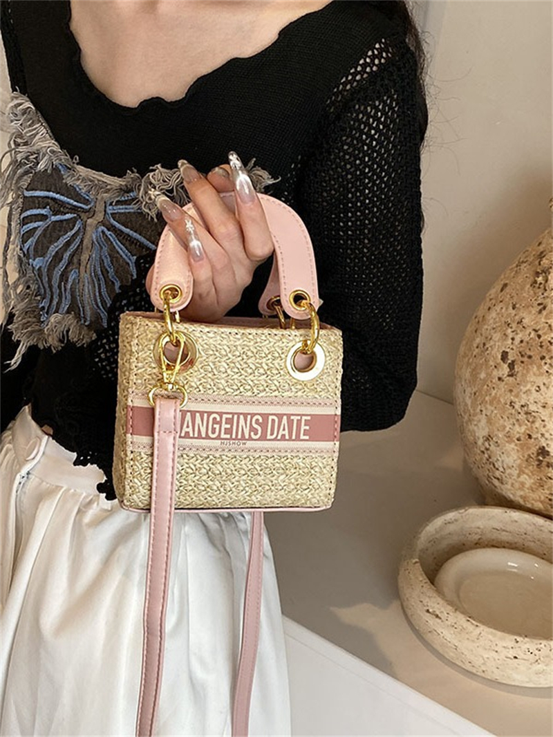 free shipping designer Shoulder Bags for woman Casual Fashion Knitting letter vintage Artwork flap