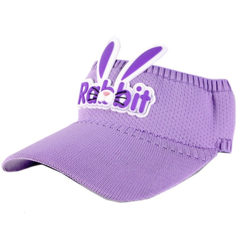 Summer baseball cap New Children's Empty Top Sunscreen Cute Rabbit Male and Female UV Protection Duck Tongue Travel Trendy Sun Hat