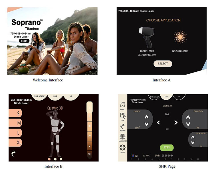 3in1 Updated IPL 808 755 1064 Diode Laser Hair Removal 2in1 Multifunctional Machine and Tatoo Removal Hollywood Peeling Acne Treatment