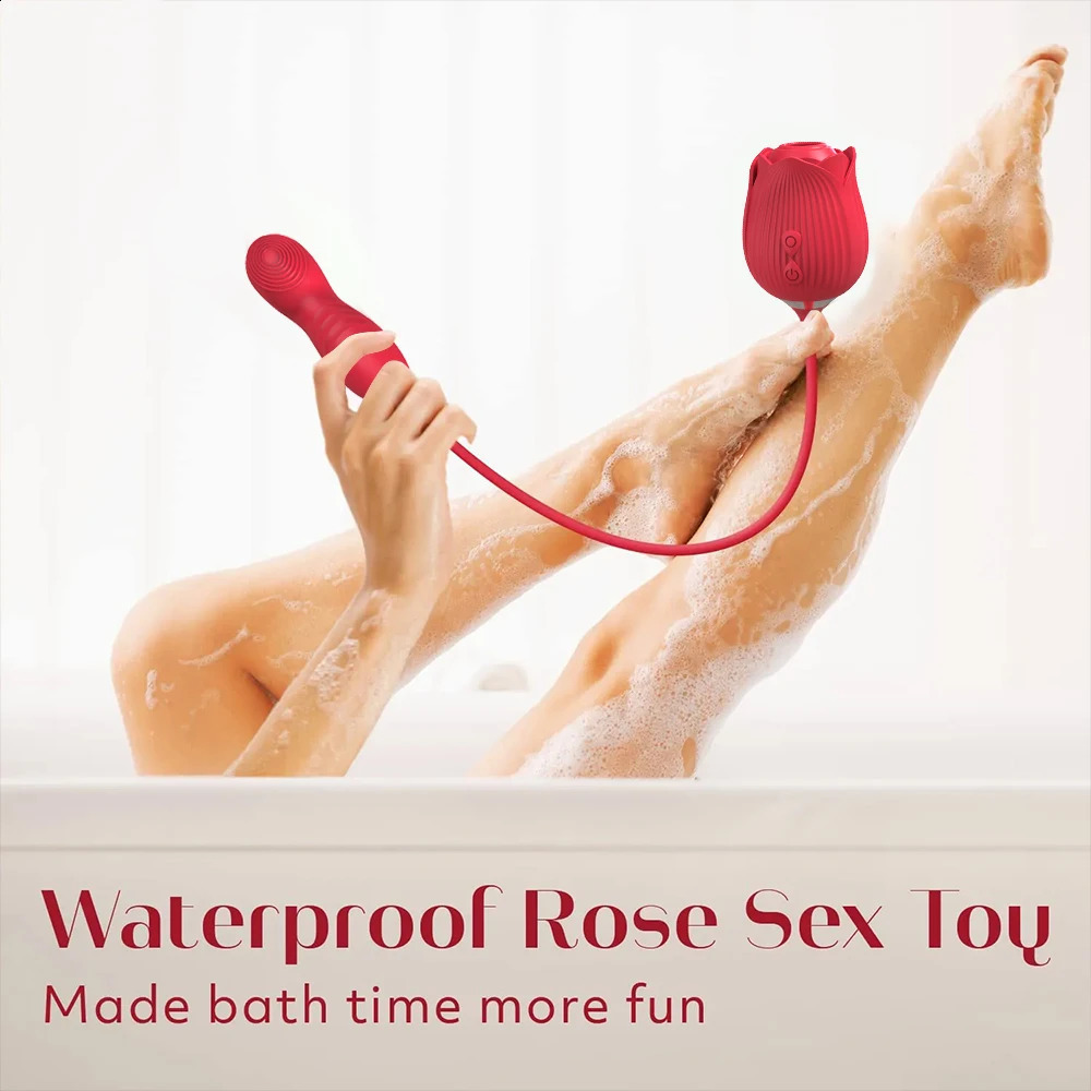 Sucking vibrator female vaginal pattern clitoral stimulator Gspot rose penis vibration massage adult sex toy 250313