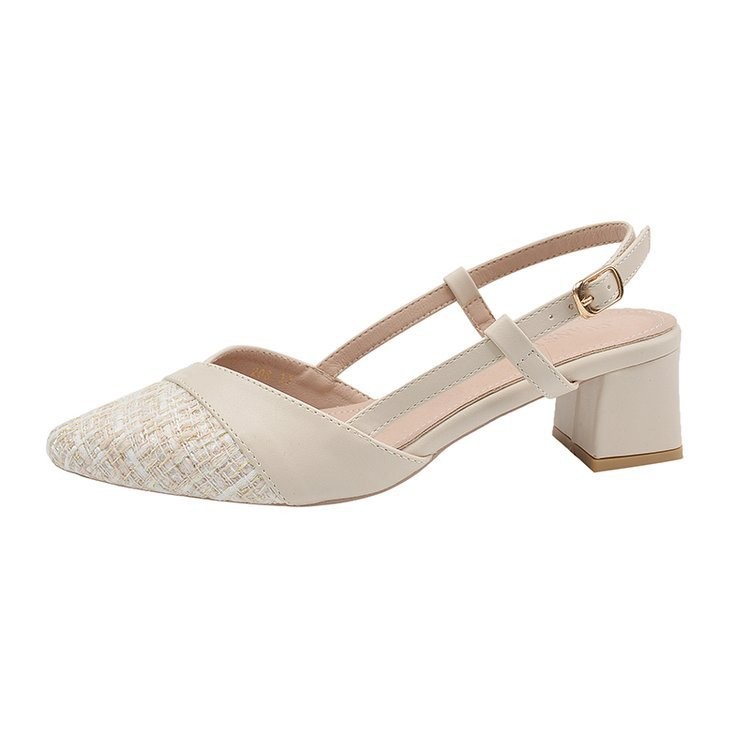 free shipping designer sandals low heels women womens clogs beige black white indoor outdoor slippers slides new