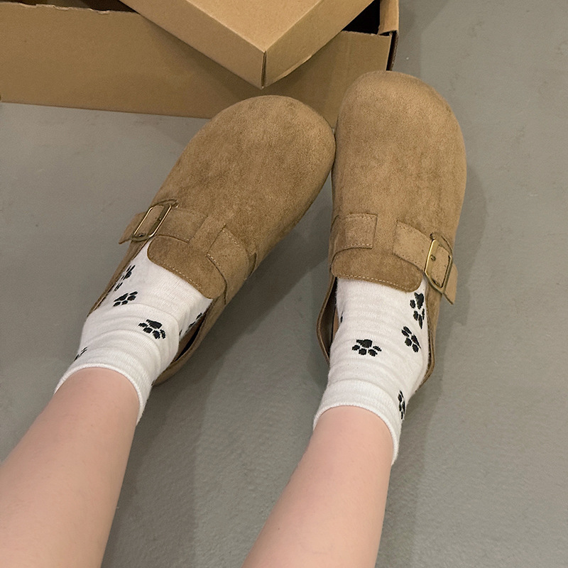 Thick-soled single-toed shoes Designer free Shipping External penetration Women sandals Can be worn outside can be home single shoes hot sale 2025