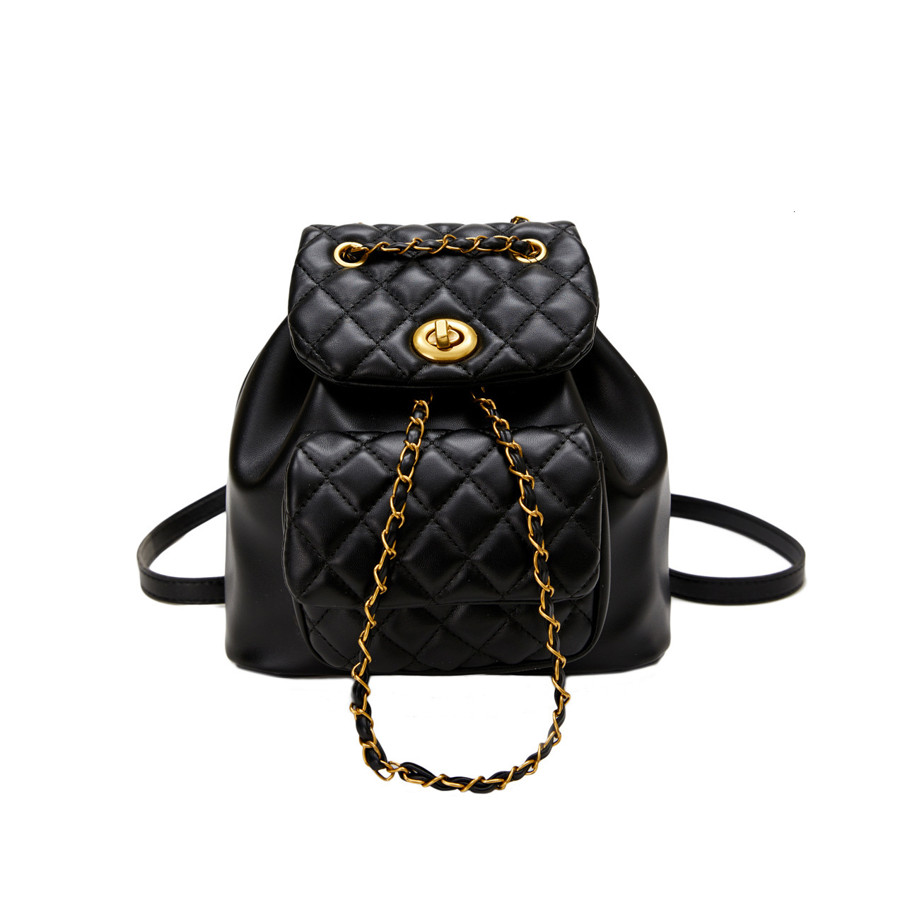 Fashion Diamond Mesh Embroidered Thread Women s Backpack 2025 New Fashion Designer Multi Functional Chain Backpack Outdoor Shopping Leisure Travel Han