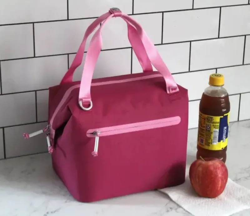 All Day Mini Soft Cooler Lunch Bag Box Recycled Polyester Cooler Carry-All for 40oz Cup Crossbody Bag with Phone Pocket for Cups Accessories