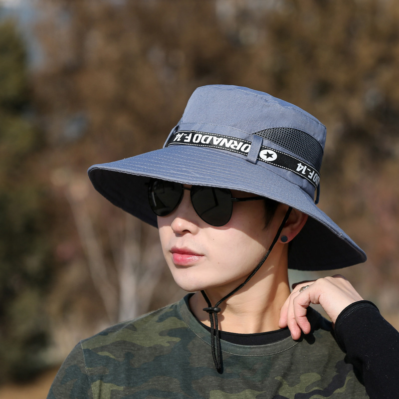 baseball cap Sunscreen Summer Outdoor Sunshade Cycg Big brim Sun Men's Fishing Fisherman's Hat