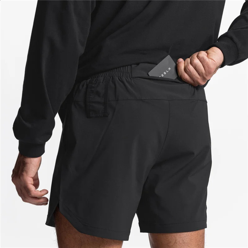 Mens Running Quick Dry Fitness Gyms Shorts Mens Summer Short Pants Male Jogger Workout Beach sport shorts men 250313