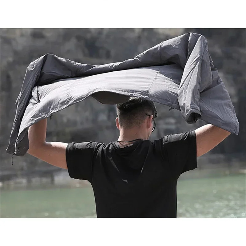 Hiking Jacket For Man Summer Lightweight WaterResistant Cooling Silk Fishing Climbing High Quality ner 250313