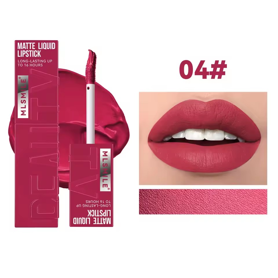 6 Colors Nude Matte Lip Gloss Waterproof Lasting Lipstick Not Fading Sexy Nude Red Pink Velvet Liquid Lipsticks Makeup