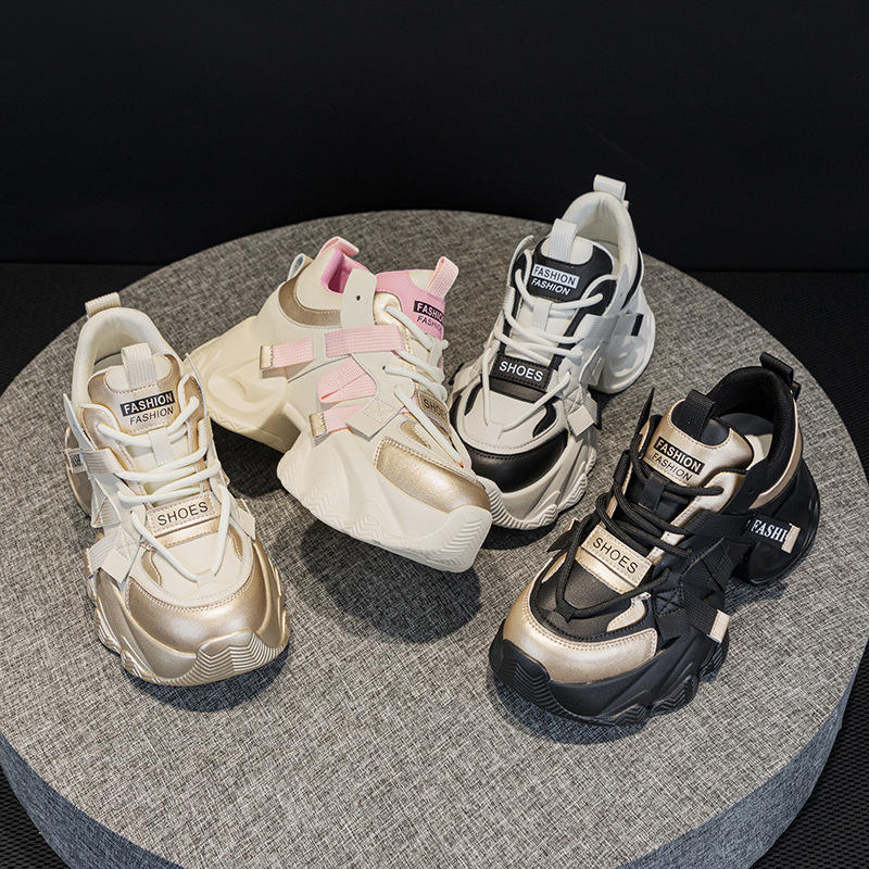 Genuine Leather White Shoes For Women s Spring summer 2025 New Fashion Designer High Luxury Board Shoes Thick Soled Breathable Sports And Leisure Shoe