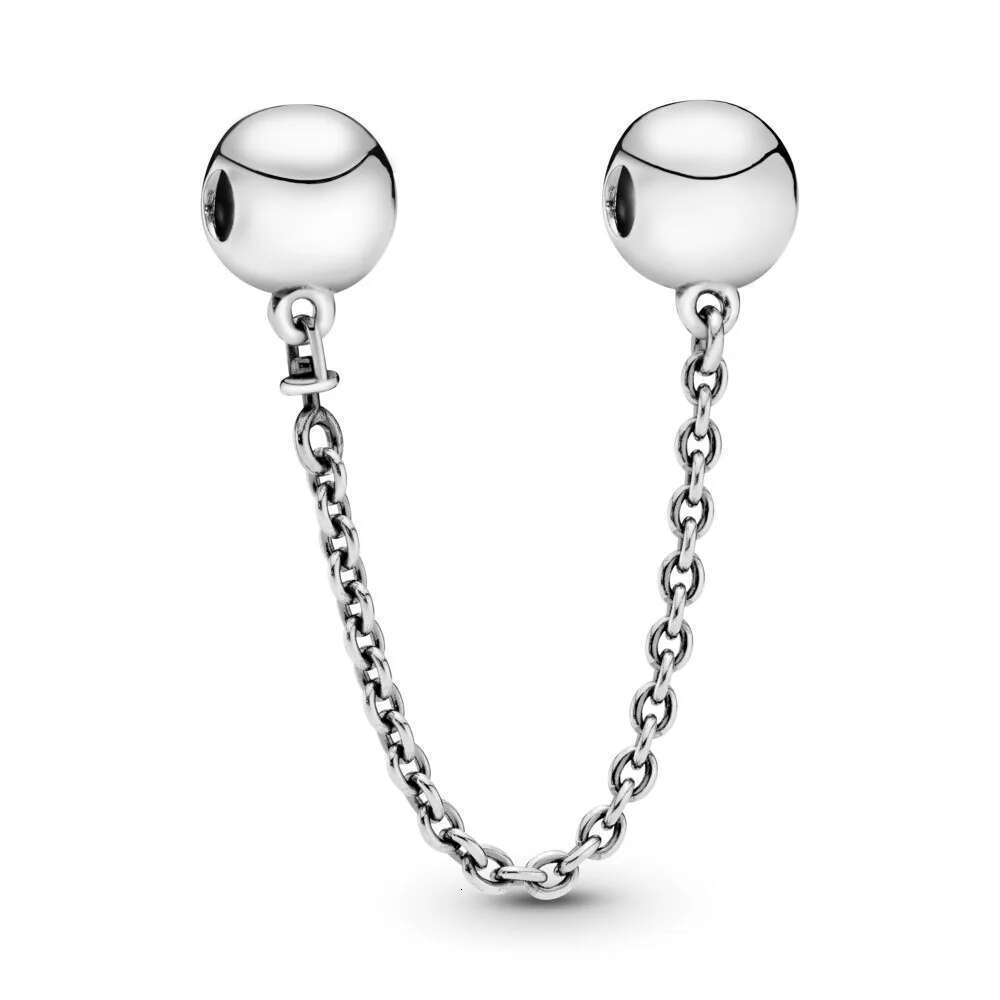 Classic 925 Sterling Silver Love Butterfly Daisy Safety Chain Beads Suitable For Ladies DIY Bracelet Gift Jewelry Charm