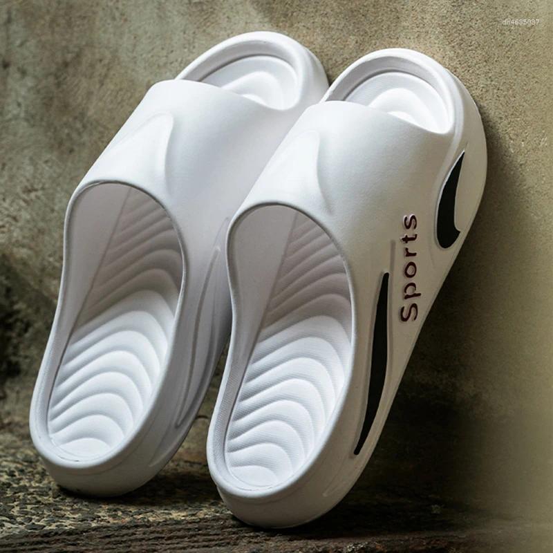 Slippers Indoor Outdoor Men 2025 Summer Lightweight Non Slip Beach Man Soft Thick Bottom Eva Cloud Slides Flip ps zhanyishengli