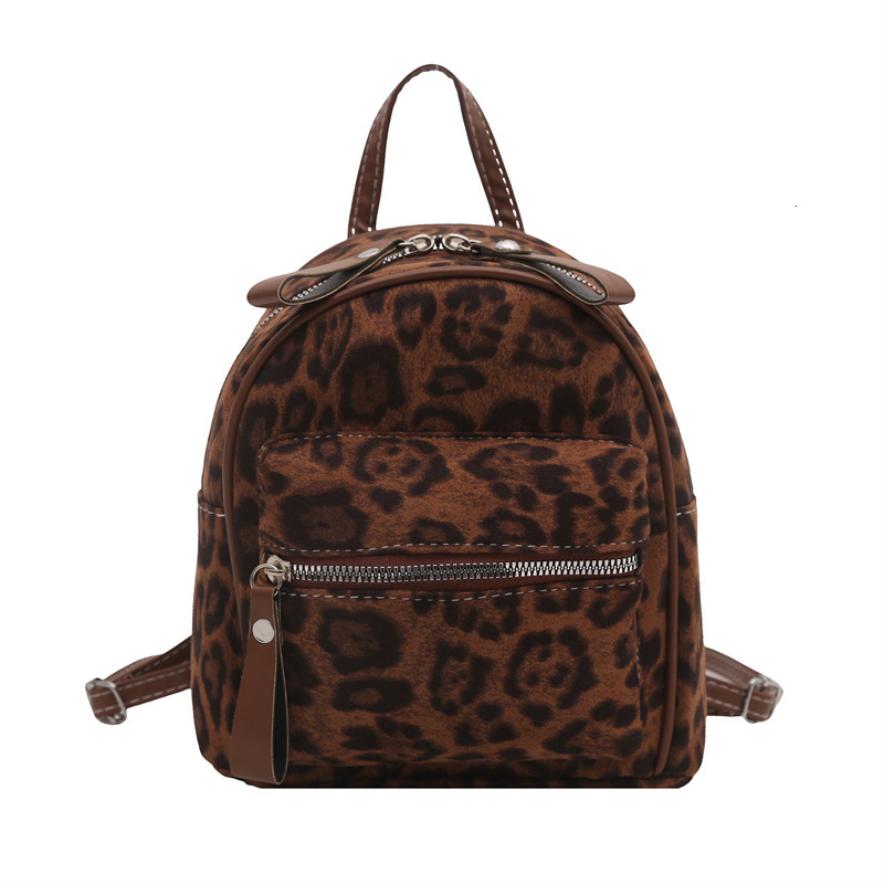 Women s 2025 Summer New Leopard Pattern Fashion Designer Trendy Backpack Multi Functional Handheld Travel Backpack Outdoor Leisure Handbag Wallet Stor
