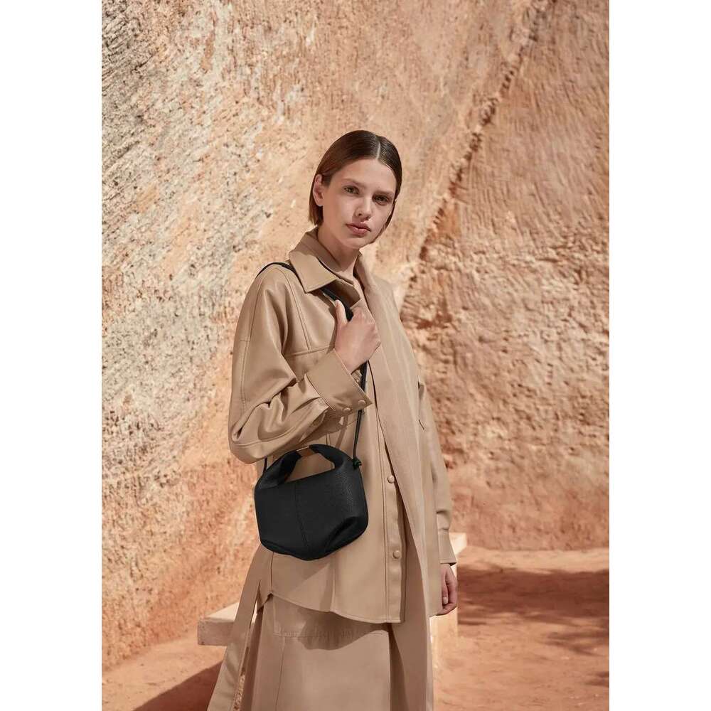 Women's Bags Women's Bags Women Cowhide Crossbody Bag Solid Color Shoulder Bags All-Match Ladies Gold Buckle Handbags