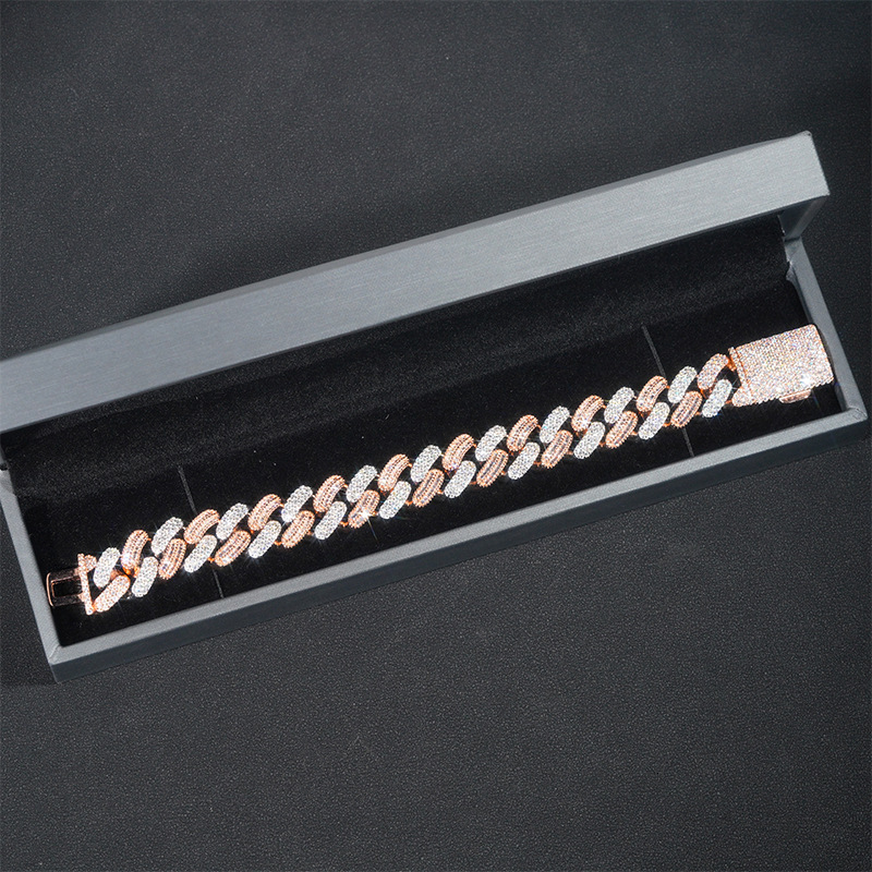 16mm Moissanite S925 Silver Cuban Necklace For Men Iced Out Chain Hip Hop Jewelry Pass Diamonds Tester With GRA Free Shipping