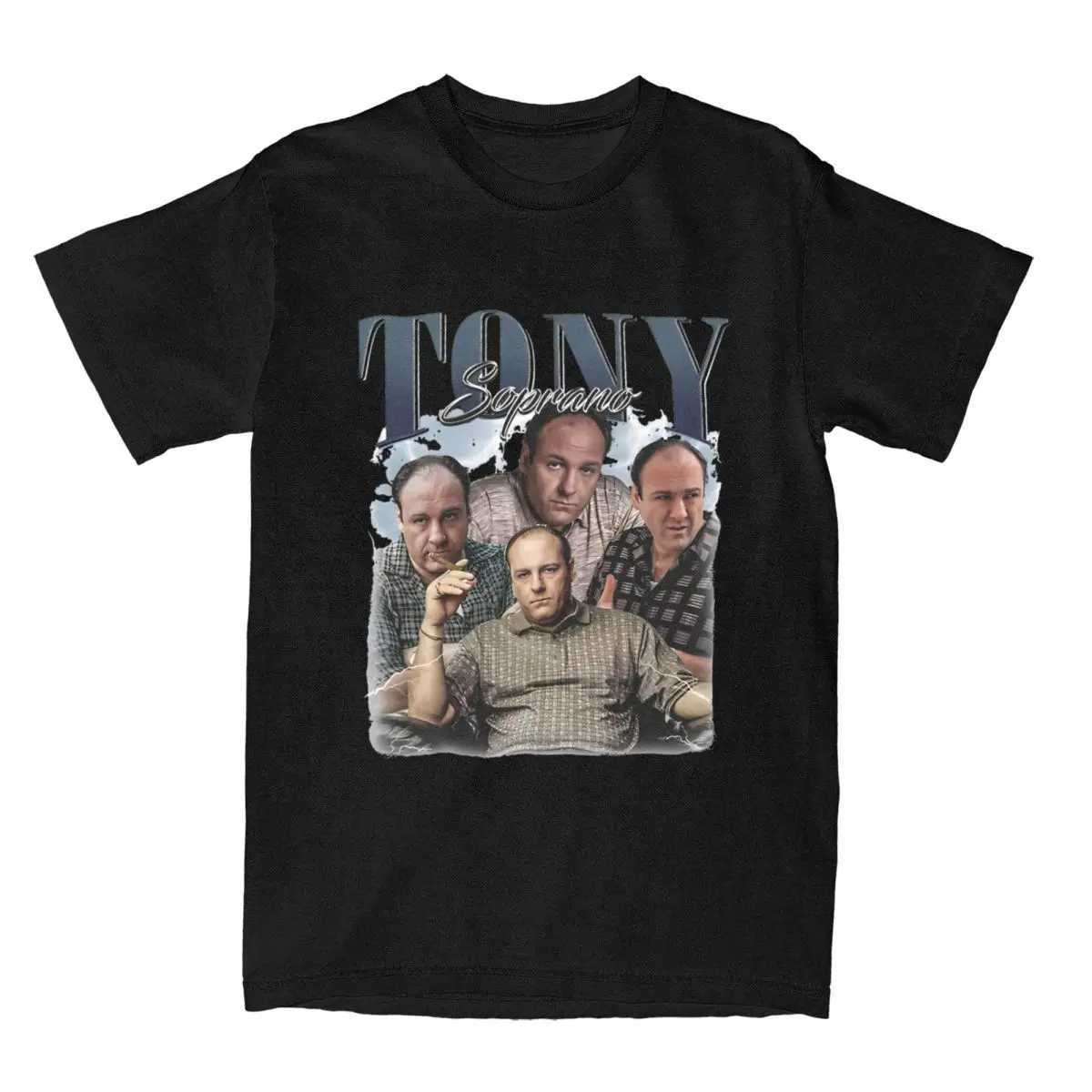 Vintage Tony Soprano Bootleg Men Women T Shirts The Sopranos Movie Funny T Shirt Short Slve O Neck T-Shirt Cotton Tops X250313
