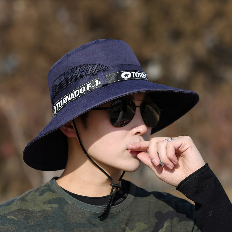 baseball cap Sunscreen Summer Outdoor Sunshade Cycg Big brim Sun Men's Fishing Fisherman's Hat