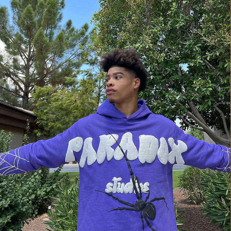 High Gothic Alphabet Foam Street Hip Hop Autumn/Winter Loose Personalized Hoodie