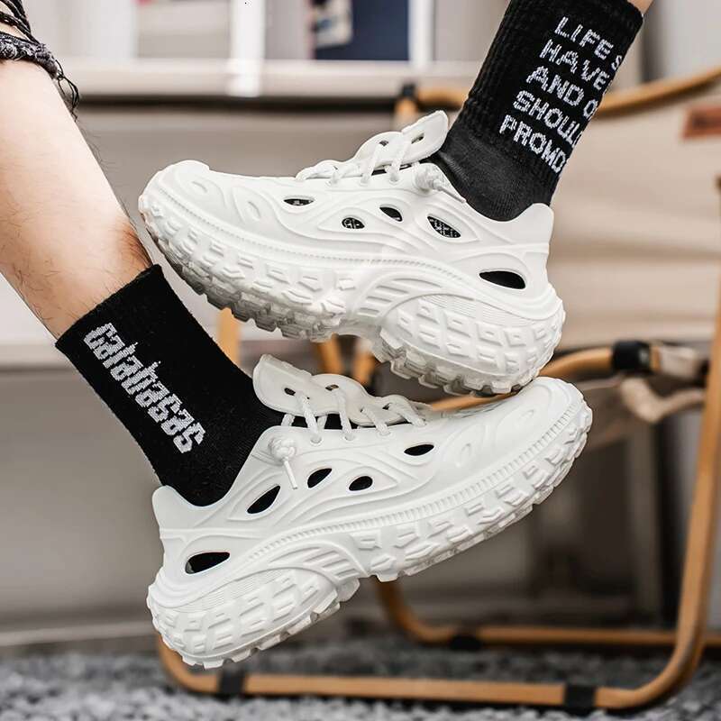 New Fashion Breathable Garden Summer Couple Non-slip Thick Bottom Sandals Outdoor Baotou Beach Men's Shoes