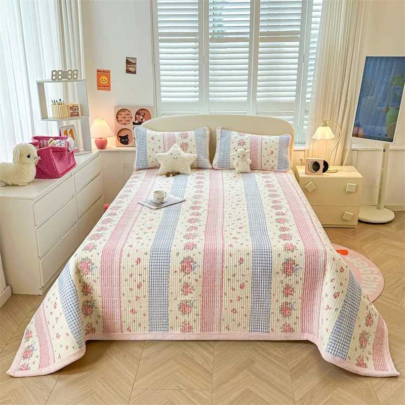 e Cotton Bedspreads for Bed Cover Garden Mattress Double Bed Covers Princess Bedcover size Bedspread Bedroom Thickening Y250313