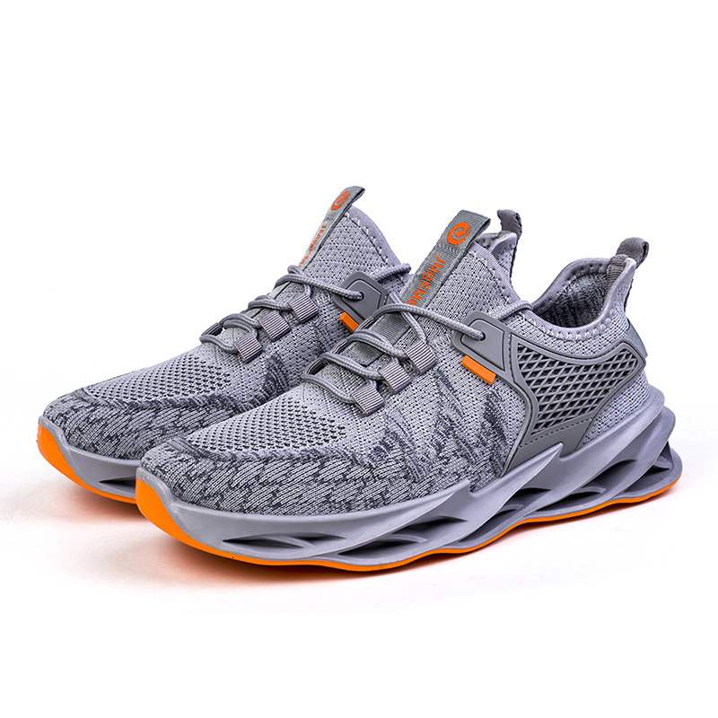 2025 new breathable slim fit middle-aged and elderly designer fashionable mesh shoes, sports running casual blade shoes