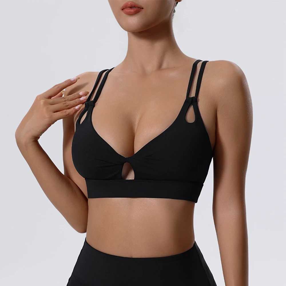 Women's Tracksuits Women Cross Strap Sports Bra Brassiere Fitn Top Breathable Bras Runing Gym Crop Top Sport Bra Women Push Up Sport Bra Y2503129