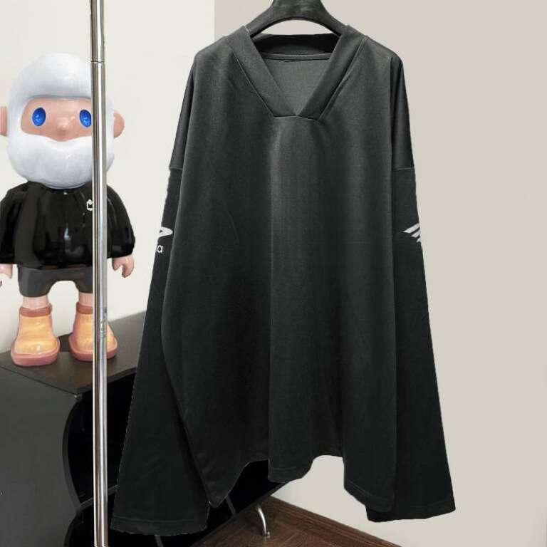 3M Reflective Pattern Pure Cotton Long Sleeved Men's And Women's Version Loose T-Shirt