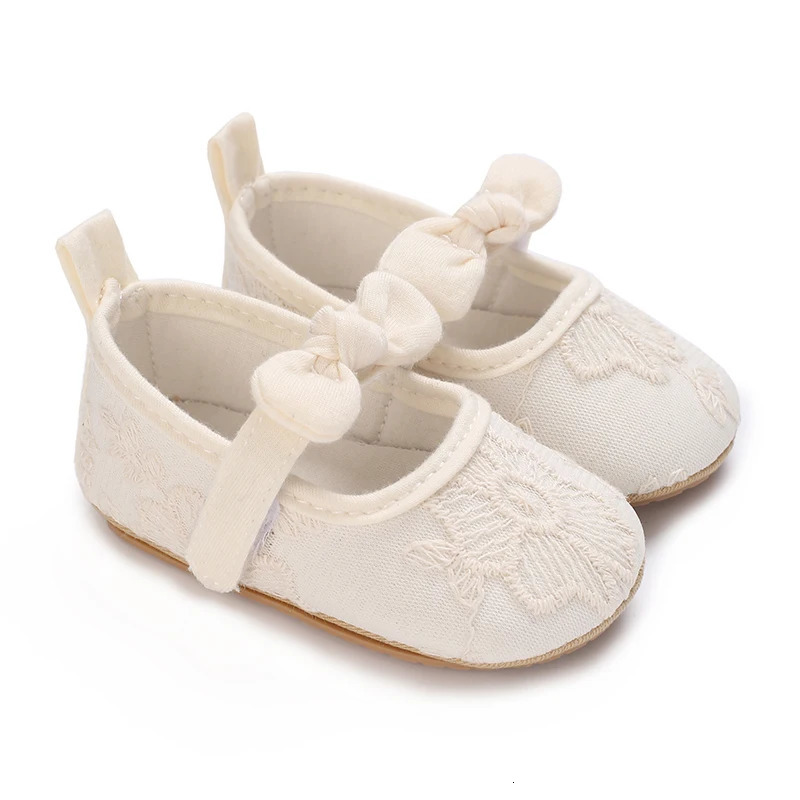Baby Shoes Spring and Autumn Season Fashion Bow Soft Toe Shoes Female Infant Anti slip Princess Shoes 250312